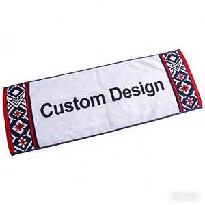 Toalla Deportiva Ligera de Algodón Puro Personalizada con Impresión a Todo Color, Absorbente de Sudor, para Correr, Senderismo, Natación y Viajes - Product Image 1