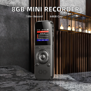 Dictaphone numérique portable 8 Go, enregistreur vocal, format audio WAV, pour enregistrements en déplacement - Product Image 2