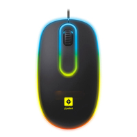 Souris de jeu optique filaire RGB à prix abordable pour ordinateur portable/de bureau, USB, design ergonomique, option de logo personnalisé, en stock