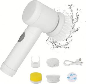 Brosse de nettoyage électrique sans fil portative pour baignoire, cuisine et vaisselle - Product Image 1