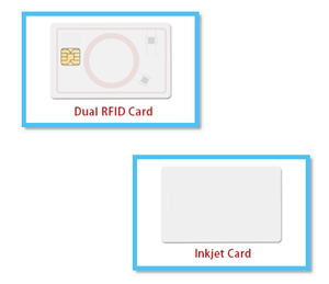 <span class=keywords><strong>Carte</strong></span> de contact NFC à double fréquence personnalisée, <span class=keywords><strong>carte</strong></span> de visite à contact - Product Image 2