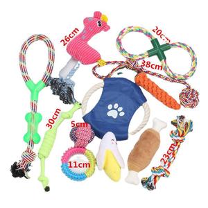 Ensemble de jouets en corde pour animaux de compagnie, jouet à mâcher pour petit chien, design mignon, emballage en polybag - Product Image 5
