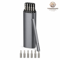 Set Obeng Presisi 24 in 1 S2 Baja Magnetik dengan Mata Obeng Torx Hex Phillips Slotted untuk Perbaikan Ponsel