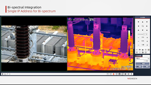 מודול מצלמה תרמית מסתובבת ממונעת עם עדשה 30-150 מ\"מ, רזולוציה 640*512 <span class=keywords><strong>LWIR</strong></span>, חיישן VOx עם מרווח פיקסלים של 12 מטר, 50 הרץ, רשת USB, שמע דו-כיווני - Product Image 4