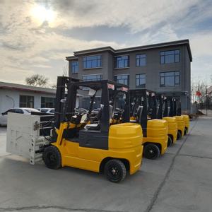 Forklift Listrik JICHUAN 5t Forklift Jalan Raya Lithium 1500lbs 3500lbs Tinggi Angkat 5000mm Tiang Ganda Truk Baterai AWD Garpu 1350mm - Product Image 6