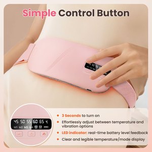Ceinture de massage électronique vibrante pour le ventre et les règles avec compresse chaude pour soulager les douleurs menstruelles - Product Image 5