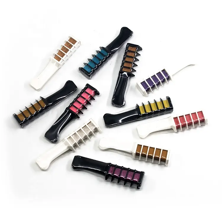 Private Label Cosplay dye hair chalk combs professional wholesale brand temporari hair chalk color dye