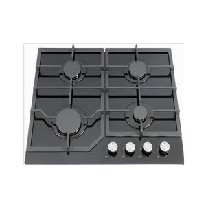 Estufa de Gas de 60 cm con 4 Quemadores, Encendido Eléctrico, Cocina Integrada para Uso Doméstico, Superficie de Cerámica de Vidrio Templado de Hierro - Product Image 4