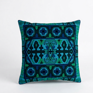 Venta al por mayor lote azul indio hermoso hecho a mano Suzani Fundas de cojín - Product Image 1