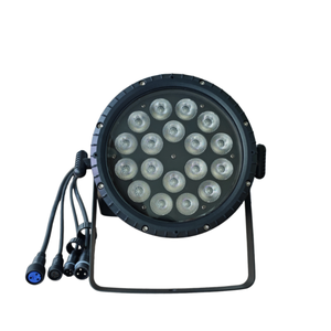 ไฟ LED Par Can กันน้ำ วัสดุอลูมิเนียมอัลลอยด์ DMX512 ปรับความสว่างได้ RGBW แสงวอร์มไวท์  IP65 รองรับแรงดันไฟฟ้ากว้าง ติดตั้งแบบแขวน ความสว่างสูง - Product Image 1