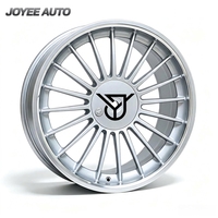 Jantes forgées sur mesure en argent, multi-rayons, usinées, 17-24 pouces, 5x112, 5x114.3, 5x120, avec lèvres polies pour Audi, Mercedes-Benz, BMW