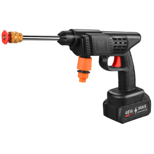 Lavadora <span class=keywords><strong>de</strong></span> Autos Inalámbrica Portátil con Batería <span class=keywords><strong>de</strong></span> Litio <span class=keywords><strong>de</strong></span> Alta Presión, <span class=keywords><strong>Pistola</strong></span> <span class=keywords><strong>de</strong></span> Agua 21 con Construcción <span class=keywords><strong>de</strong></span> Cobre y Plástico ABS - Product Image 4