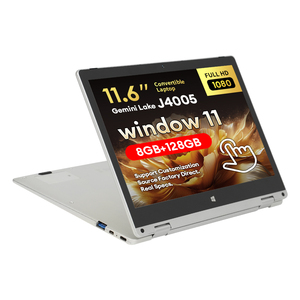 Portátil con Pantalla Táctil y Teclado Retroiluminado de 11.6 Pulgadas, Windows 11, 2 en 1, Tablet PC, Netbook, 8 GB + 256 GB SSD, Delgado, Yoga 11, 2 en 1 - Product Image 1