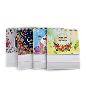 Calendrier de bureau à spirale mensuel avec logo personnalisé de dessin animé Kawaii, imprimé, organisateur de station, <span class=keywords><strong>2022</strong></span> <span class=keywords><strong>2023</strong></span>, support de table, calendrier à retourner - Product Image 2