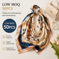 Pañuelo Cuadrado de Seda de Morera 100% Personalizado con Impresión, 70x70cm, Diseño de Logotipo, Etiqueta de Embalaje, Pañuelo para el Cabello, Pañuelo para el Cuello para Mujer