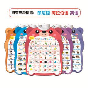Póster del alfabeto, herramienta de enseñanza educativa para niños, 2-4, varios idiomas, Tailandia, inglés, chino, gráficos, juguetes para niños, caja de papel - Product Image 6