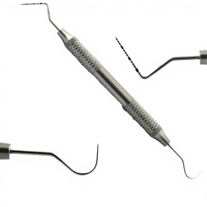 Instrument chirurgical dentaire à poignée ergonomique, outil manuel de coupe osseuse, argenté, à poignée moletée, Classe I GYEE-DS01, TUV - Product Image 6