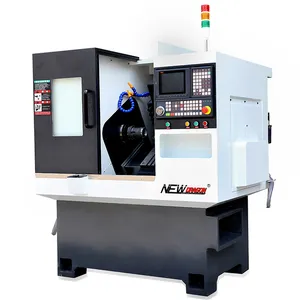 Fast เปลี่ยน Mini เอียงเตียงเครื่องกลึง CNC กลึงและมิลลิ่ง Compound เครื่องกลึง CNC TLK32Y