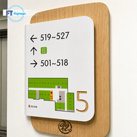 Panneau de signalisation directionnel en acrylique, panneau de porte directionnel mural pour hôpital, hôtel, bureau, imperméable, durable, panneau de sécurité