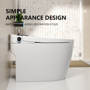 مرحاض ذكي للغرفة مع شطاف كهربائي، مرحاض سيراميك، كرسي حمام، مراحيض ذكية أوتوماتيكية بالكامل - Product Image 4