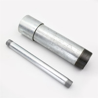 Tuberías de Acero Galvanizado Profundo, Certificación UL6, Conductos Metálicos Rígidos Eléctricos RSC, Accesorio ANSI C80.1, 1/2\"-6\", 10 Pies, Más Lisos