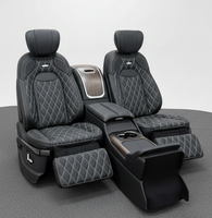 Kit de conversion de sièges aéro 4 places en cuir PU de luxe pour Land Cruiser LC, sièges VIP avec ventilation électrique, chauffage et massage pneumatique