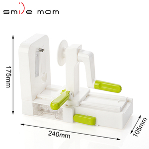 Super <span class=keywords><strong>Septembre</strong></span> Multifonctionnel Cuisine Manuel Alimentaire <span class=keywords><strong>Légumes</strong></span> et Fruits Spirale Râpe Hachoir Trancheuse - Product Image 1