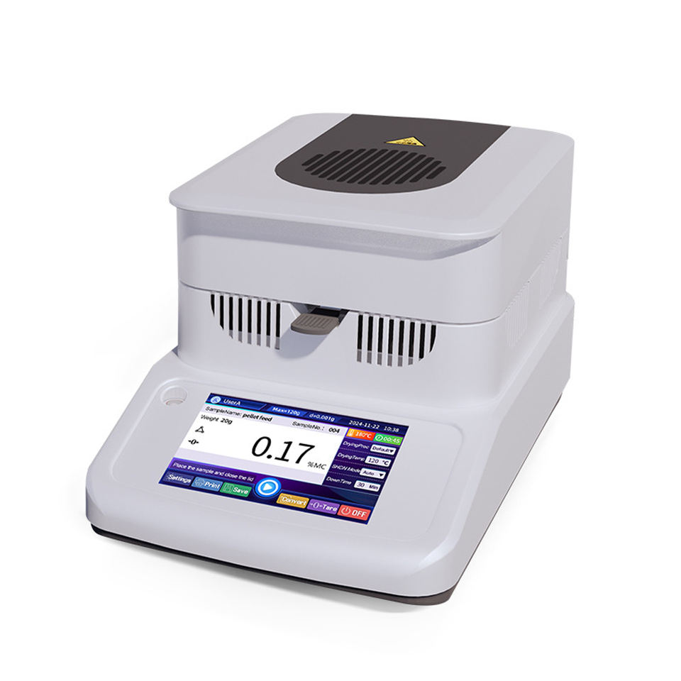Factory Supply Digital Halogen Moisture Analyzer 110g/0.002g Laboratory ...