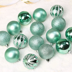 Juego de 24 <span class=keywords><strong>Bolas</strong></span> de <span class=keywords><strong>Navidad</strong></span> Irrompibles de 6 cm, Color Verde, Mate y Brillante, Adornos Navideños para Decoración de Árboles de <span class=keywords><strong>Navidad</strong></span> - Product Image 3