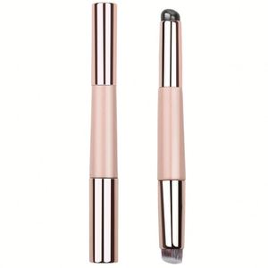 Stylo de maquillage double usage 2-en-1 avec couvercle, double tête de pinceau pour nail art et correcteur - Product Image 1