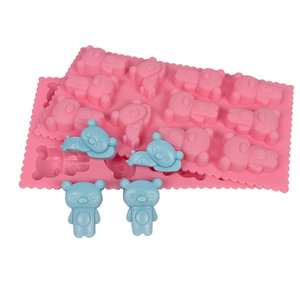 Phim hoạt hình dùng một lần GẤU Gummy sáp chai đường Silicone khuôn sô cô la Ice Cube thả keo đồ trang trí Baking Cookie Shu xin mô hình - Product Image 4