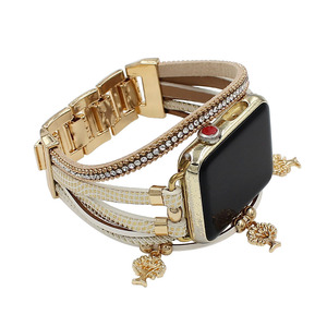 <span class=keywords><strong>Bracelet</strong></span> en <span class=keywords><strong>cuir</strong></span> tissé pour <span class=keywords><strong>Apple</strong></span> <span class=keywords><strong>Watch</strong></span>, bijoux bohème cadeau pour femmes, <span class=keywords><strong>bracelet</strong></span> boho en <span class=keywords><strong>cuir</strong></span> - Product Image 5