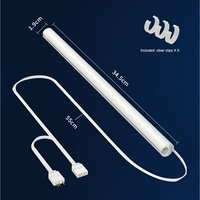 Tubo de Neón RGB Sincronizable y Direccionable para Refrigeración Líquida de PC de Escritorio y Decoración de Sala de Juegos con 5V 3-Pin