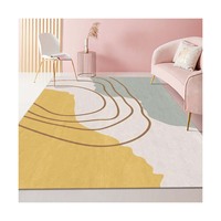 Tapis moelleux personnalisé en gros, impression 3D, tapis pour enfants fabriqué à la machine, tapis centraux pour hôtels et salons