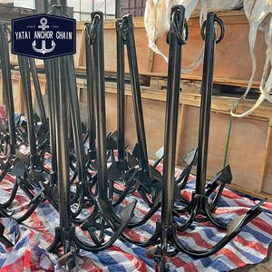 Ancla de cadena Yatai con grapa de 4 puntas para uso en acuicultura y ingeniería marina - Product Image 2