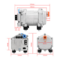 Nouveau compresseur de climatisation électrique universel 12V pour voiture, scroll R134a R1234YF, climatisation automobile 12V
