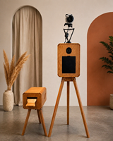 Cabina de Fotos de Madera con Diseño Elegante de Marshall, Adaptada a los Mercados de Eventos Más Vendidos en Europa
