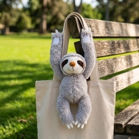Peluche paresseux super douce en coton PP de 45 cm avec fonction anti-stress pour cadeau d'enfant - Dante