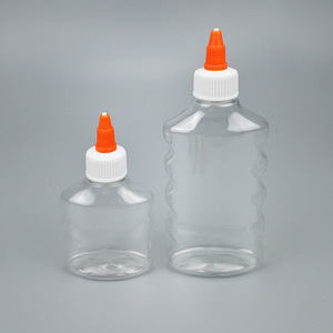 Botellas Corrugadas para Mascotas de 180ml y 90ml con Tapa de Rosca para Adhesivos, Pinturas, Recubrimientos y Empaques Generales - Product Image 1