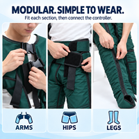 Masseur corporel modulaire à compression d'air Kolendy avec contrôleur LCD et minuterie de 10 à 60 minutes pour la récupération après l'entraînement