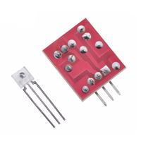 Módulo de Sensor Láser Receptor, Módulo de Sensor Láser sin Tubo Modulador, Interruptor de Relé de Nivel Alto y Bajo, Sensor Láser de 5V