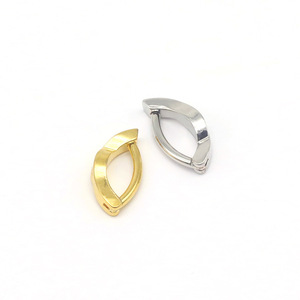 Anneaux de nombril en acier inoxydable, argent et or, design géométrique, incrustation de zircon, sertissage en canal, bijoux de piercing - Product Image 4