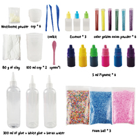 Nouveau Style construit la motricité enfants bricolage Slime faisant des Kits intéressant pâte à modeler jouets éducatifs Slime Kit faisant du bricolage Slime amusant