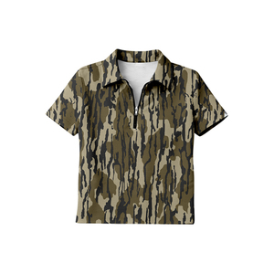 Camisa de Caza Personalizada con Estampado de Camuflaje para Hombre, de Algodón y Elastano, con Cierre, Corte Regular, Estilo Casual - Product Image 2
