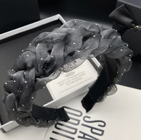 Neues Netz-Haarband für Damen – ideal für Schulanfang, Neujahr, Hochzeit – für Hochsteckfrisuren, Haarbündel und Kopfschmuck mit geringem Druck auf das Gesicht