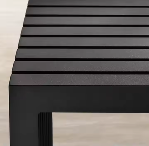 <span class=keywords><strong>Tumbona</strong></span> Moderna de Aluminio Negro con Ruedas, <span class=keywords><strong>Tumbona</strong></span> de Playa para Exteriores para Uso en Hoteles - Product Image 4