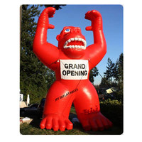 Grande girafe gonflable faite sur commande pour annoncer, arche gonflable géante de girafe pour le parc d'attractions