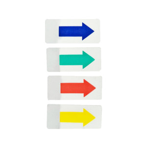 Pegatinas de flecha de PVC extraíbles, etiquetas adhesivas de productos y marca de Control de calidad, Impresión de pegatinas de Color para embalaje - Product Image 3