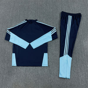 Uniformes de Fútbol Otoño Invierno, Conjunto Deportivo Transpirable con Media Cremallera y Manga Larga, Argentina 2026, para Clubes Europeos - Product Image 3