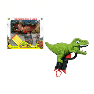 Pistola de Juguete de Dinosaurio Sparsaur de 23 cm, Lanzador de T-Rex Verde para Niños, Diversión Garantizada - Product Image 2